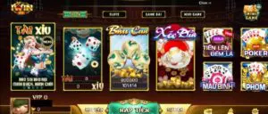 giao dien game tien len iwin