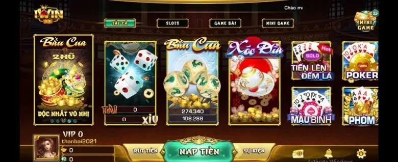 Mini Poker Iwin trên cổng game Iwin