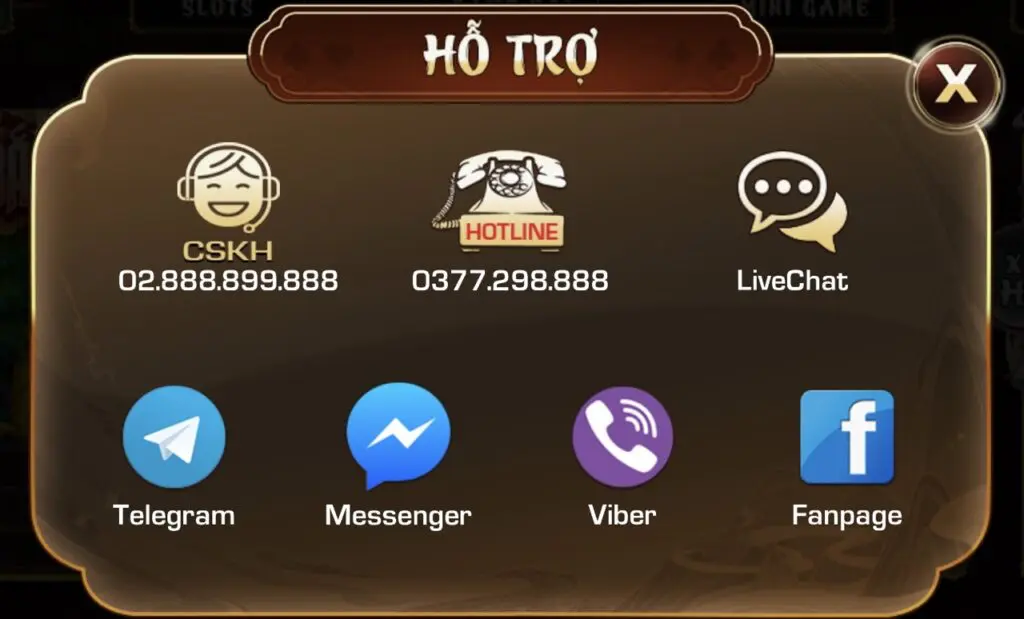 Liên hệ chăm sóc khách hàng tại IWIN