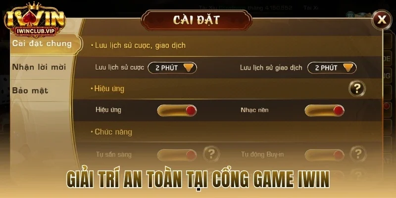 Giải trí an toàn tại cổng game Iwin
